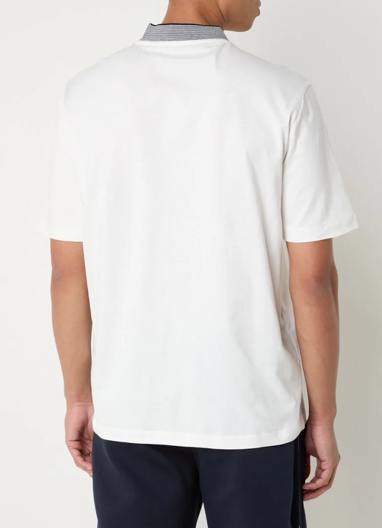 Tricou Armani Exchange cu logo brodat