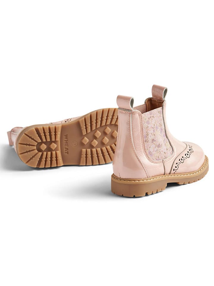 Wheat Leder-Chelsea-Boots in Rosa günstig kaufen 29