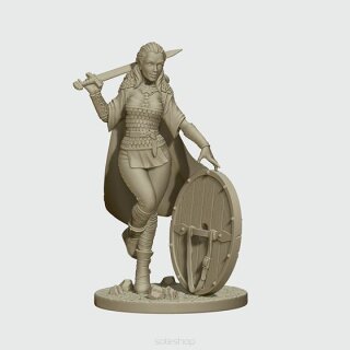Lagertha, the Shieldmaiden (28 mm)