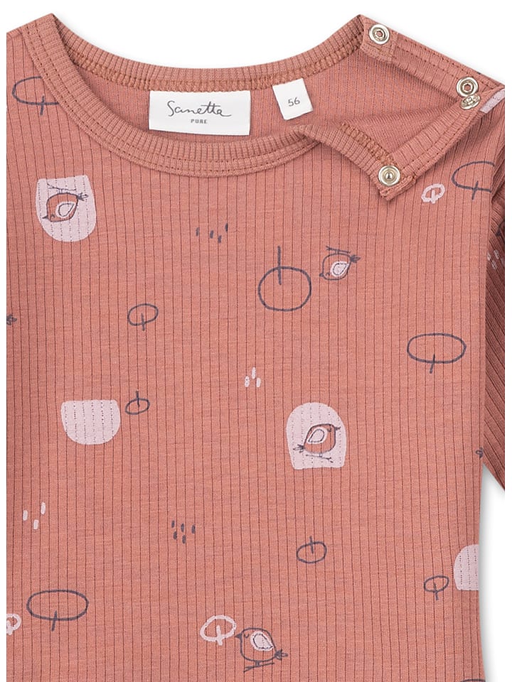 Sanetta Kidswear Kleid in Dunkelrosa günstig kaufen