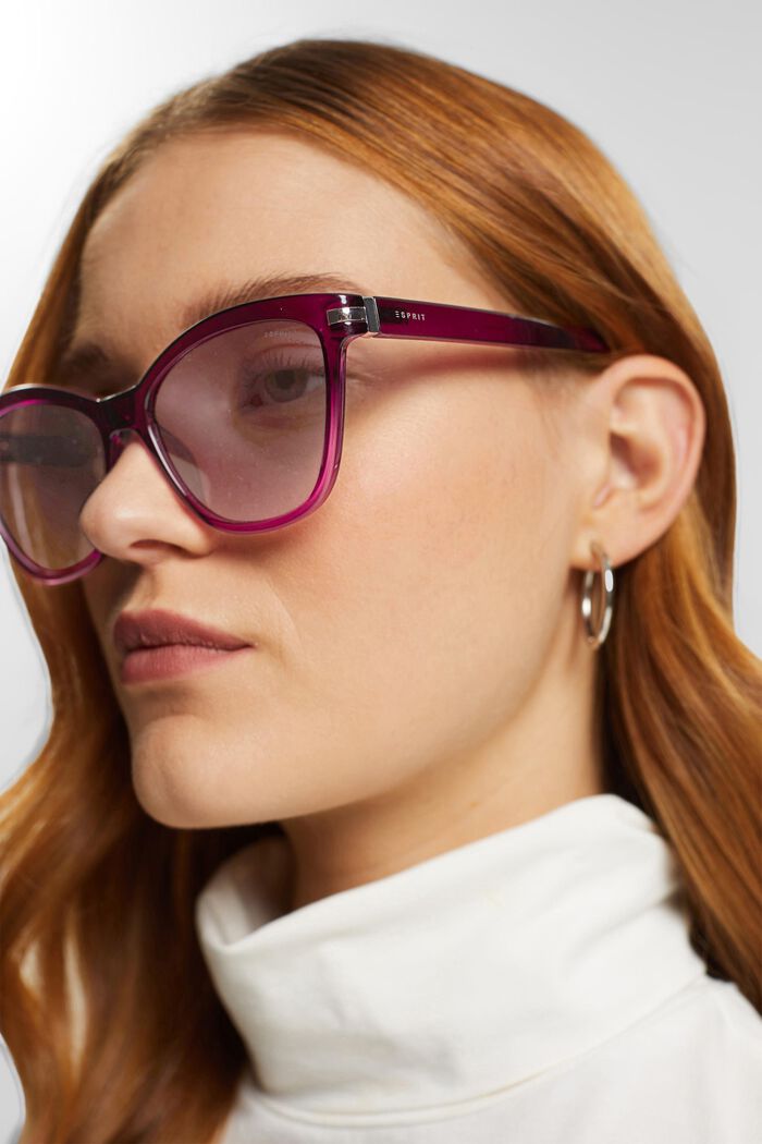 Cateye-Sonnenbrille mit Farbverlauf
