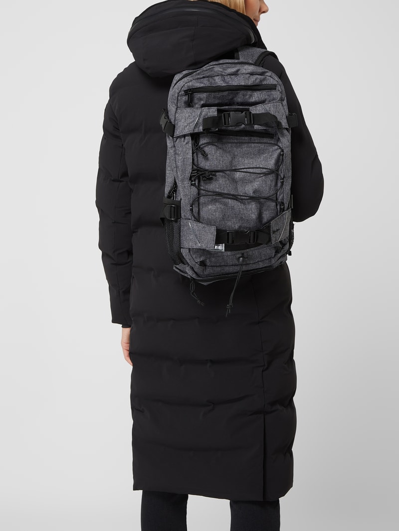 Rucksack in Melange-Optik Modell 'Louis' in dunkelgrau meliert