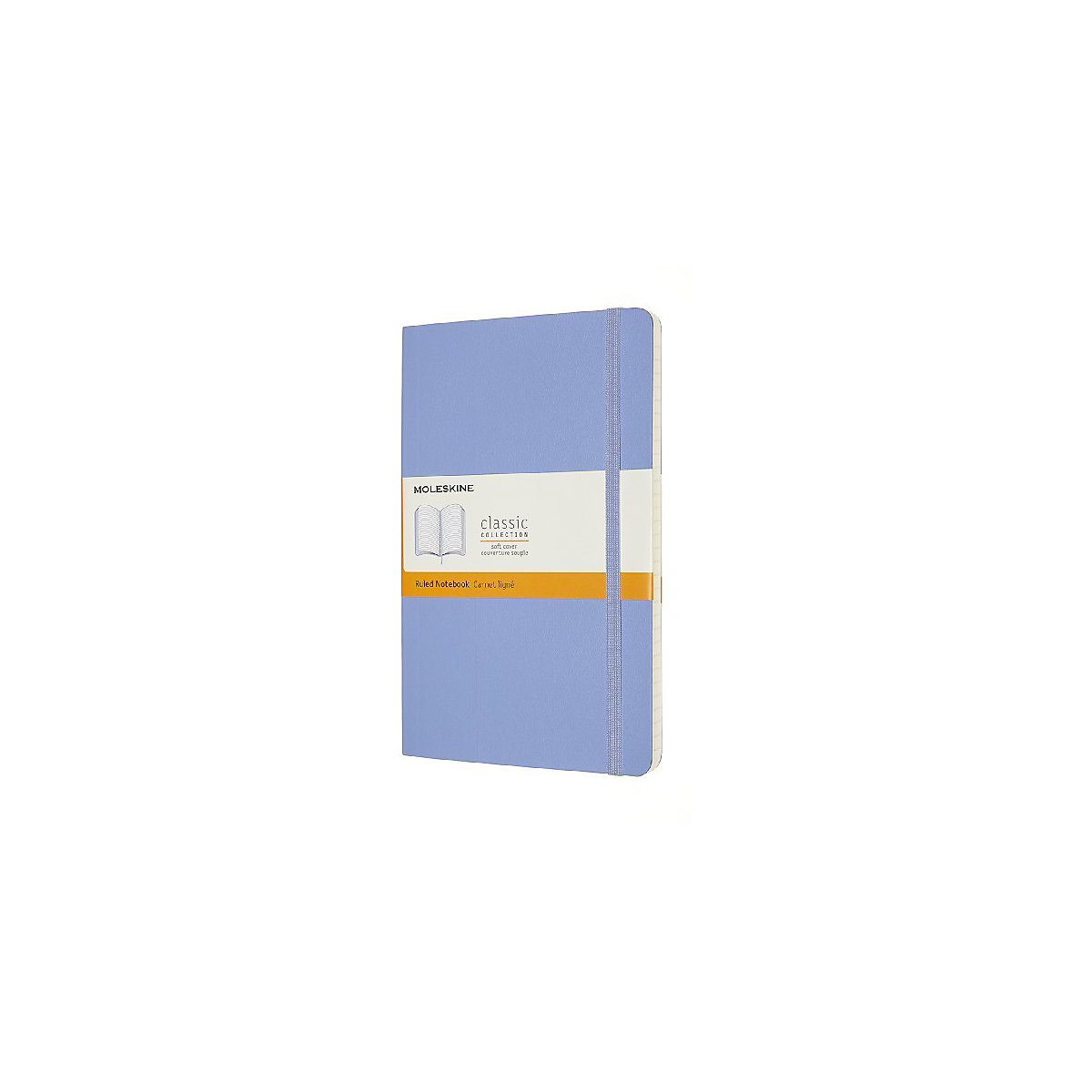 Moleskine Notizbuch Large/A5 Liniert, Hortensien Blau