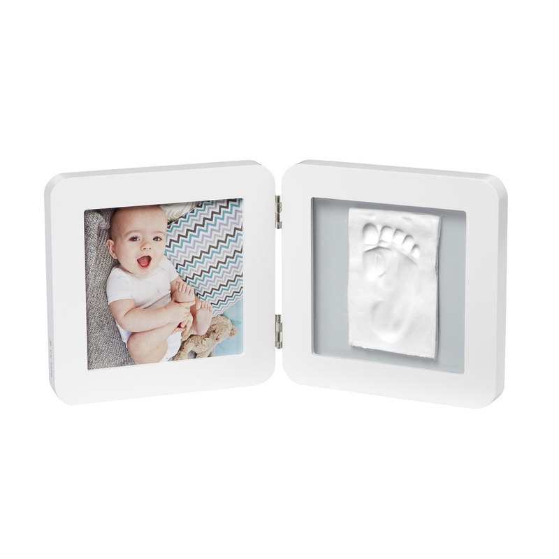 Cadre blanc empreinte et photo My Baby Touch Baby Art