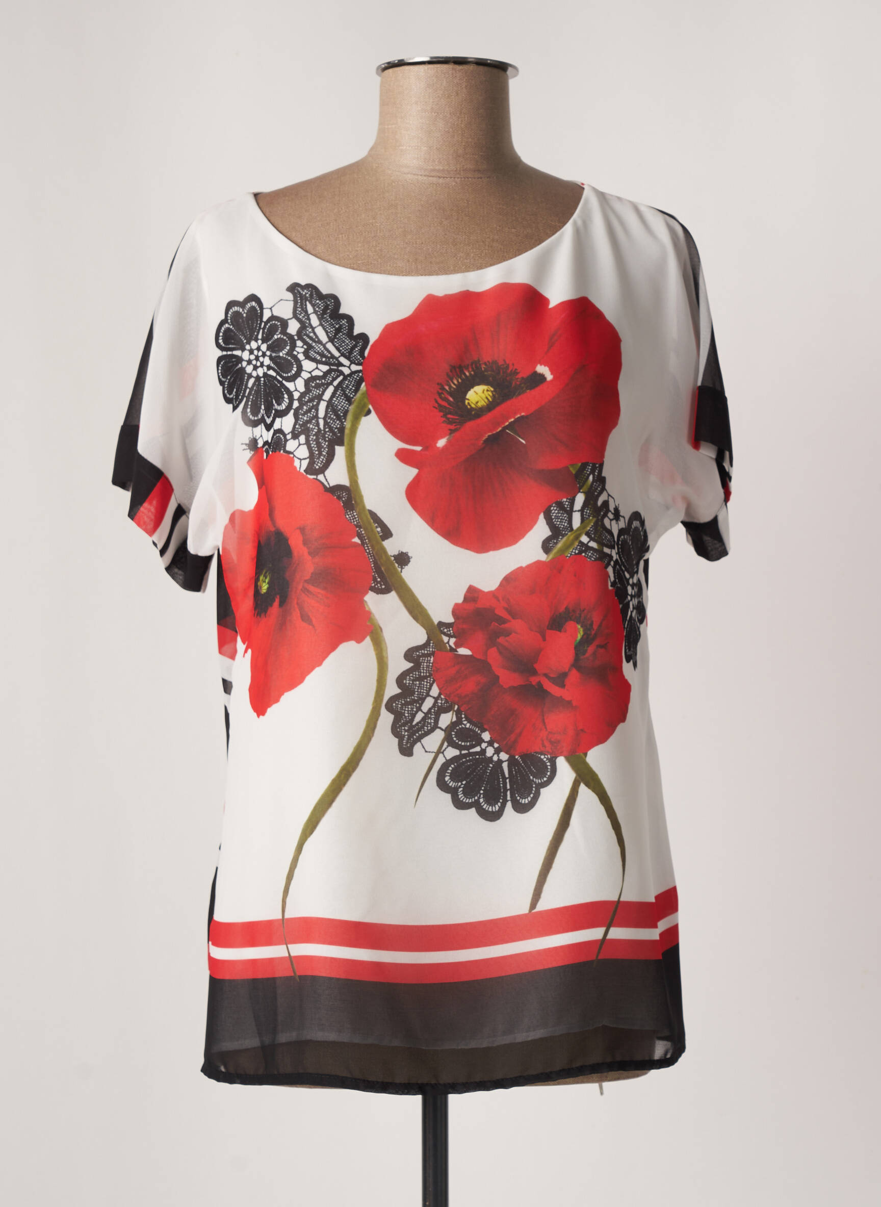Edas Tuniquemanchelongue Femme couleur rouge