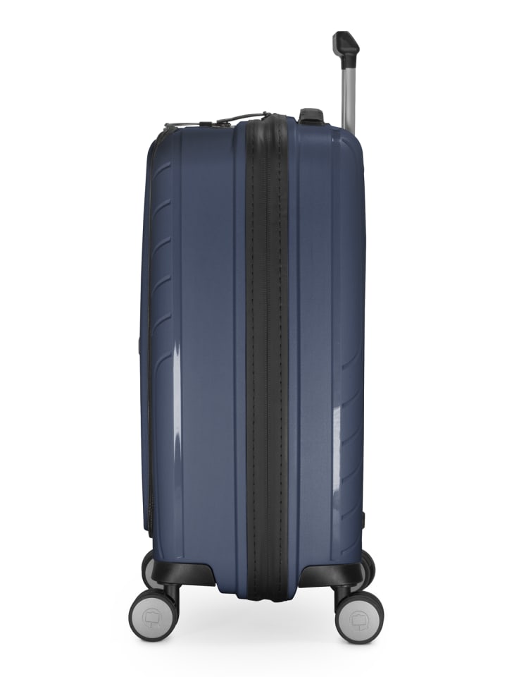 Hauptstadtkoffer TXL - leichtes Handgepäck Laptop-Fach Kabinenkoffer TSA 55cm 40L in Dunkelblau günstig kaufen S