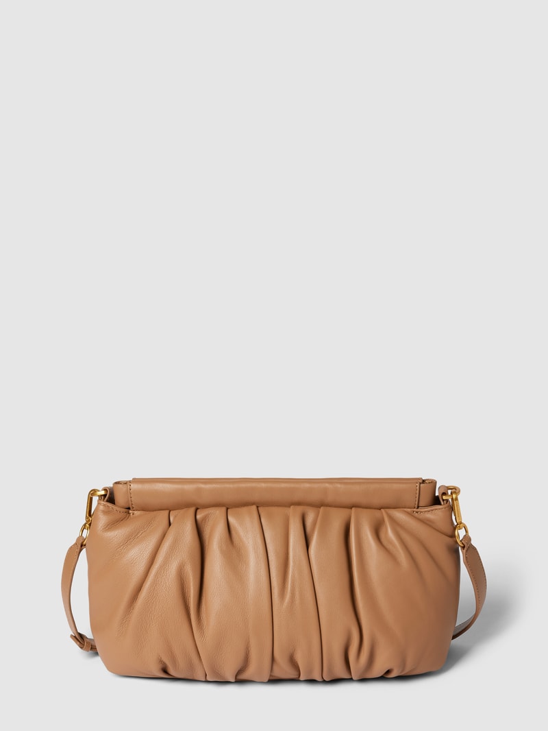 Umhängetasche mit Zierkette Modell 'AMY' in camel