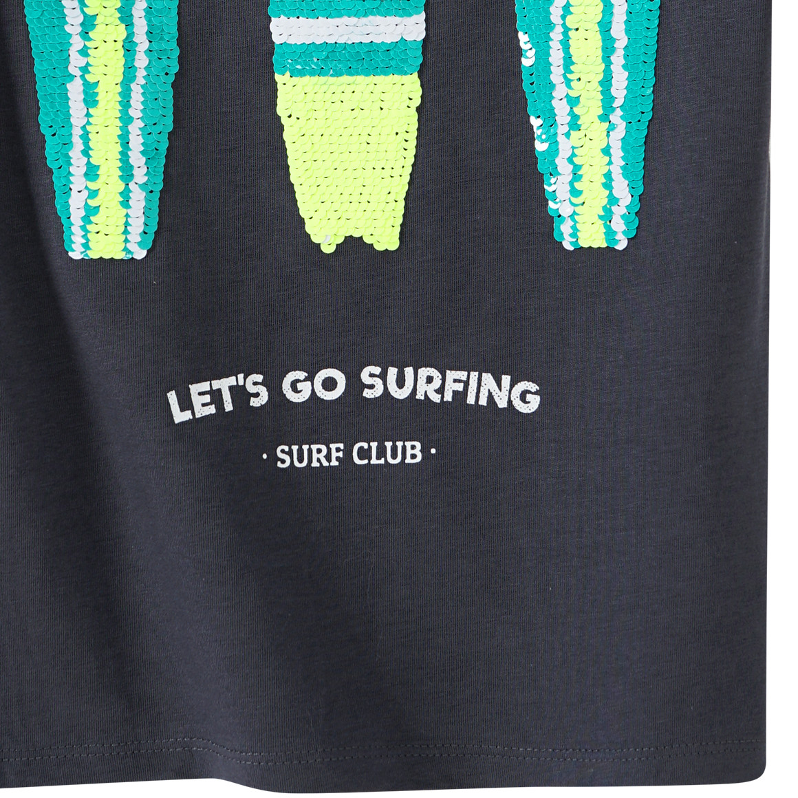 Jungen T-Shirt mit Wendepailletten