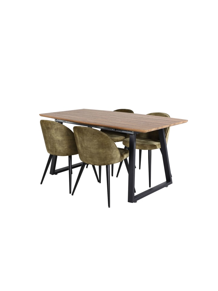 ebuy24 Essgruppe Inca 31 (5-teilig) Grün 85 x 160 cm günstig kaufen onesize