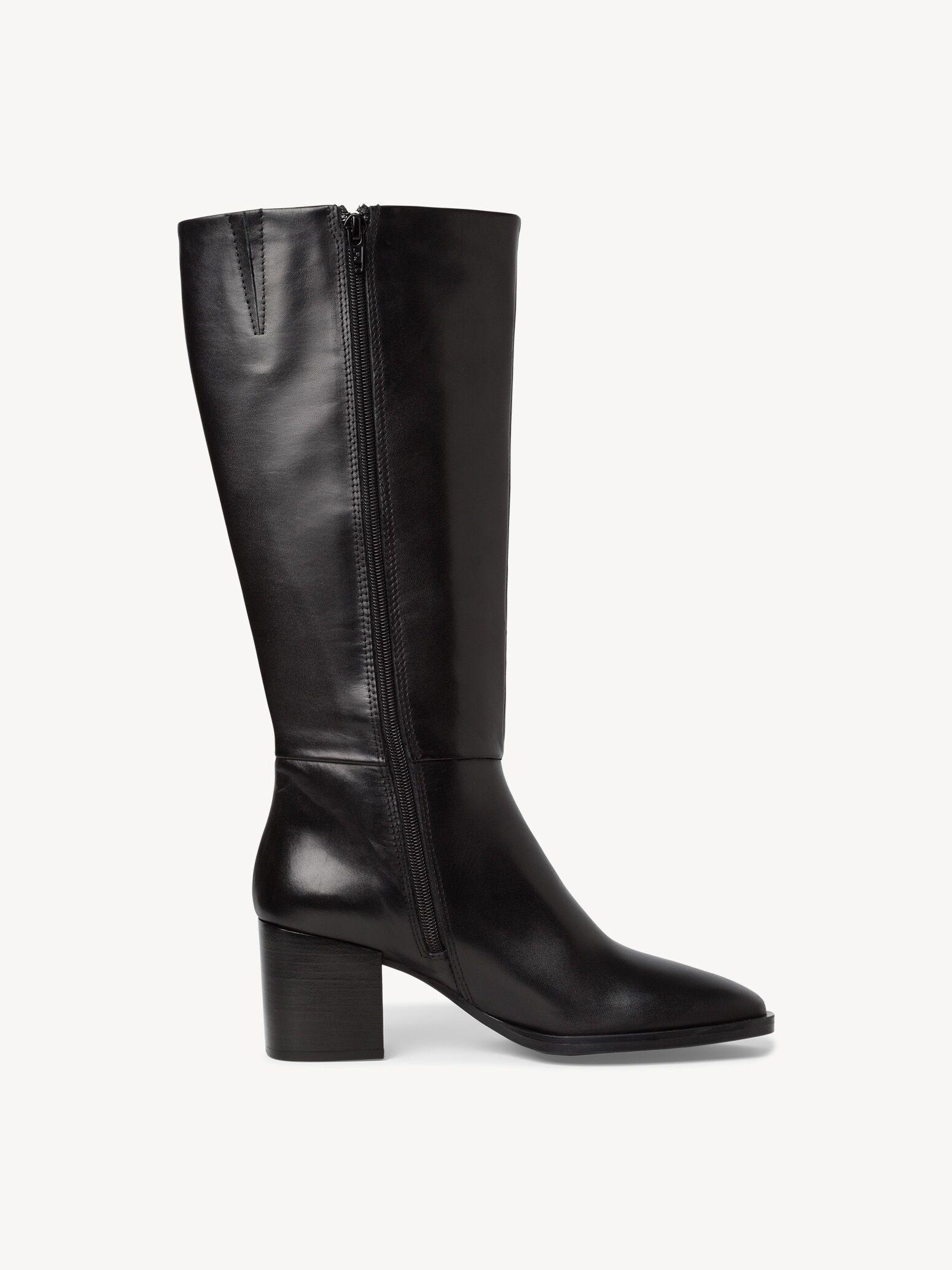 Bottes en cuir - noir