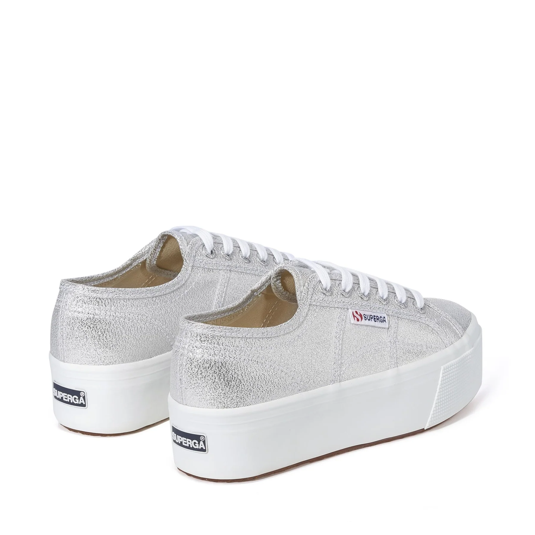 2790 PLATFORM LAME-GREY SILVER