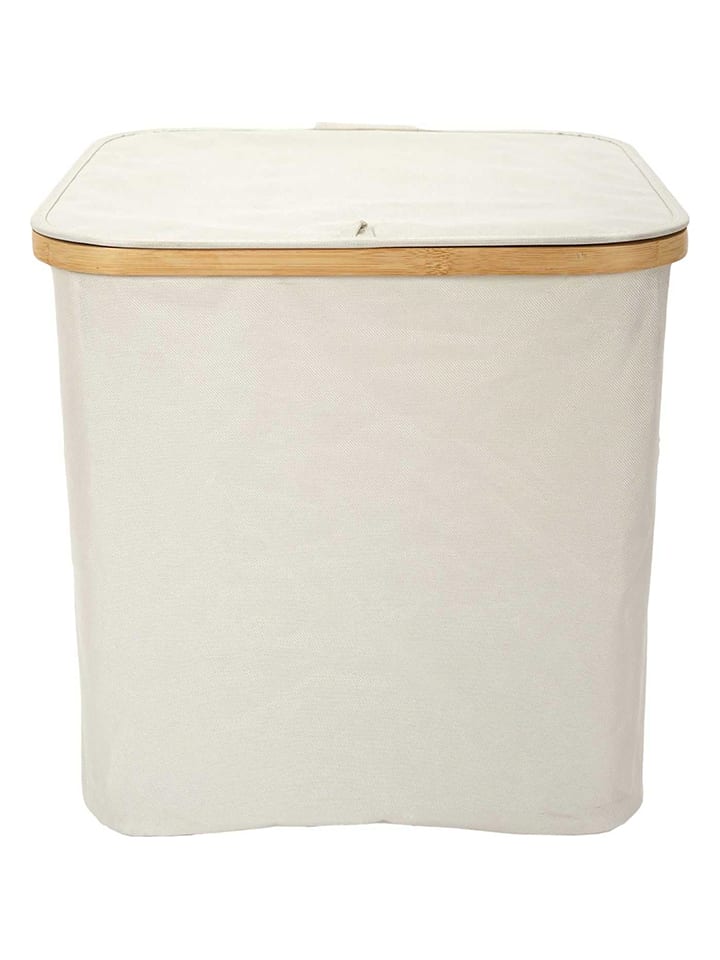 THE HOME DECO FACTORY Aufbewahrungskorb in Creme/ Natur - (B)38 x (H)38 x (T)38 cm günstig kaufen onesize