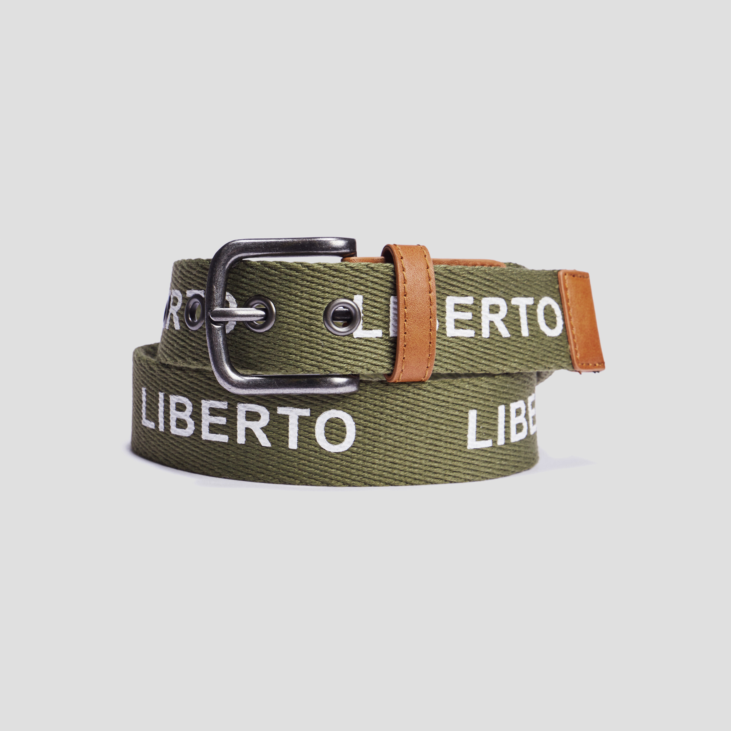 Ceinture Liberto vert kaki garçon | La Halle