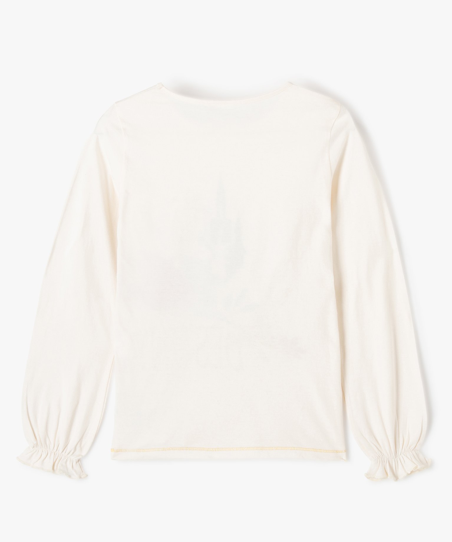 Tee-shirt fille avec motif pailleté La Reine des Neiges - D... marine | GEMO