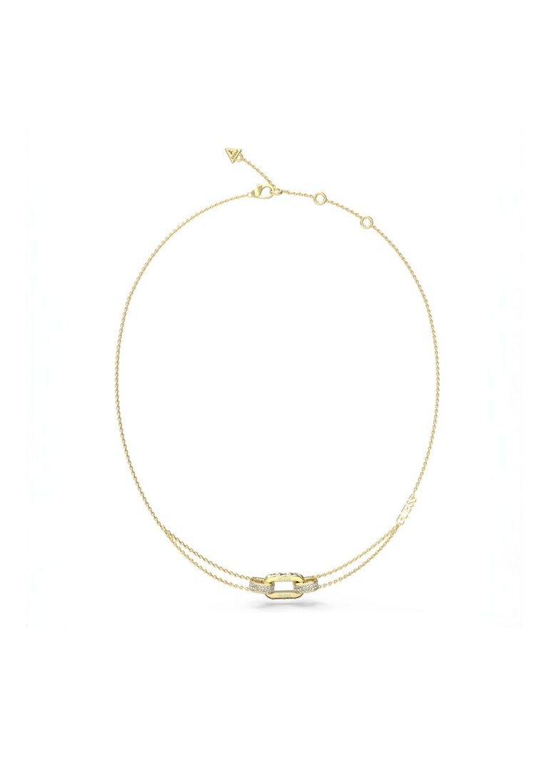 GUESS Necklace with crystal JUBN04580JWYGT-U