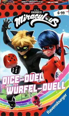 Miraculous Würfel-Duell - Reisespiel ab 6 Jahren