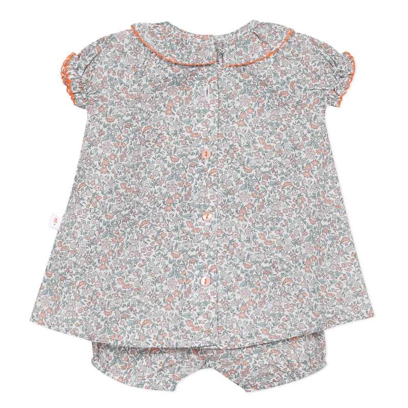 Ensemble en coton à imprimé Liberty naissance Absorba