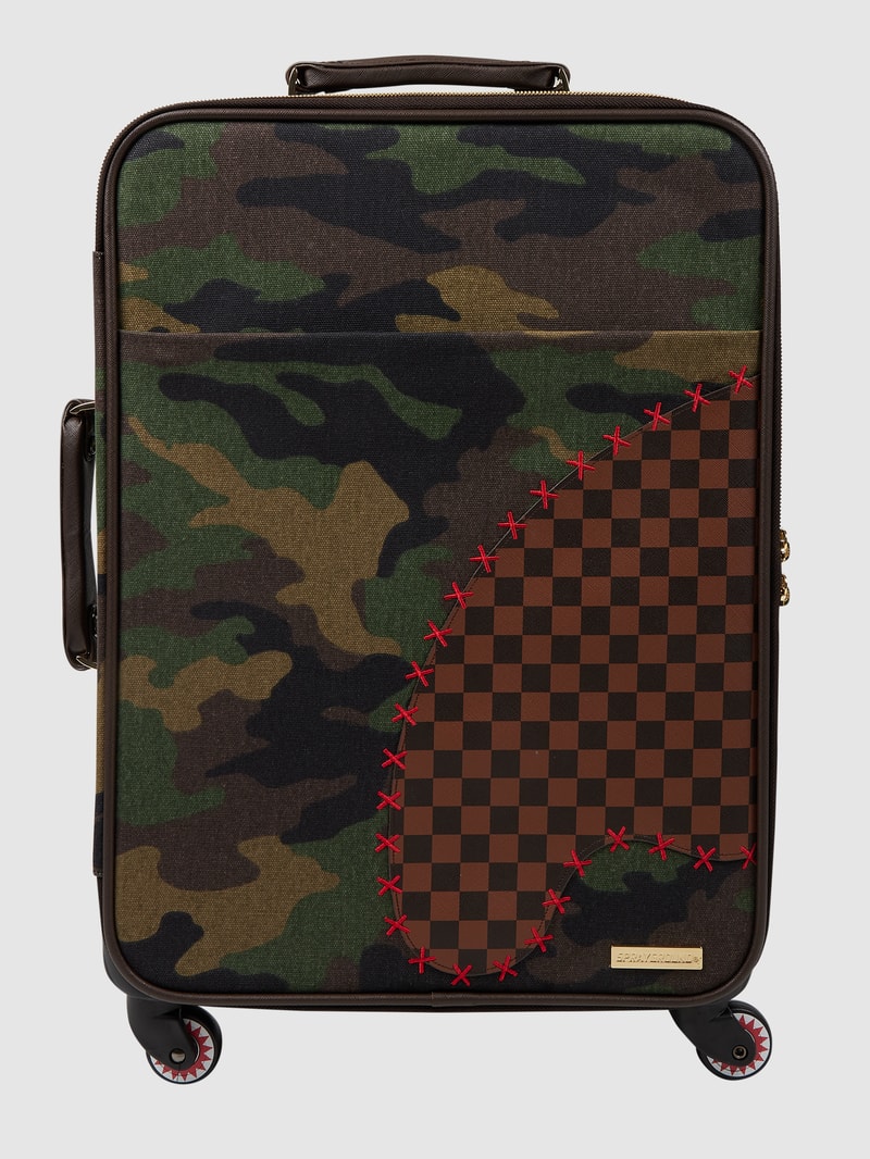 Trolley aus Canvas in khaki
