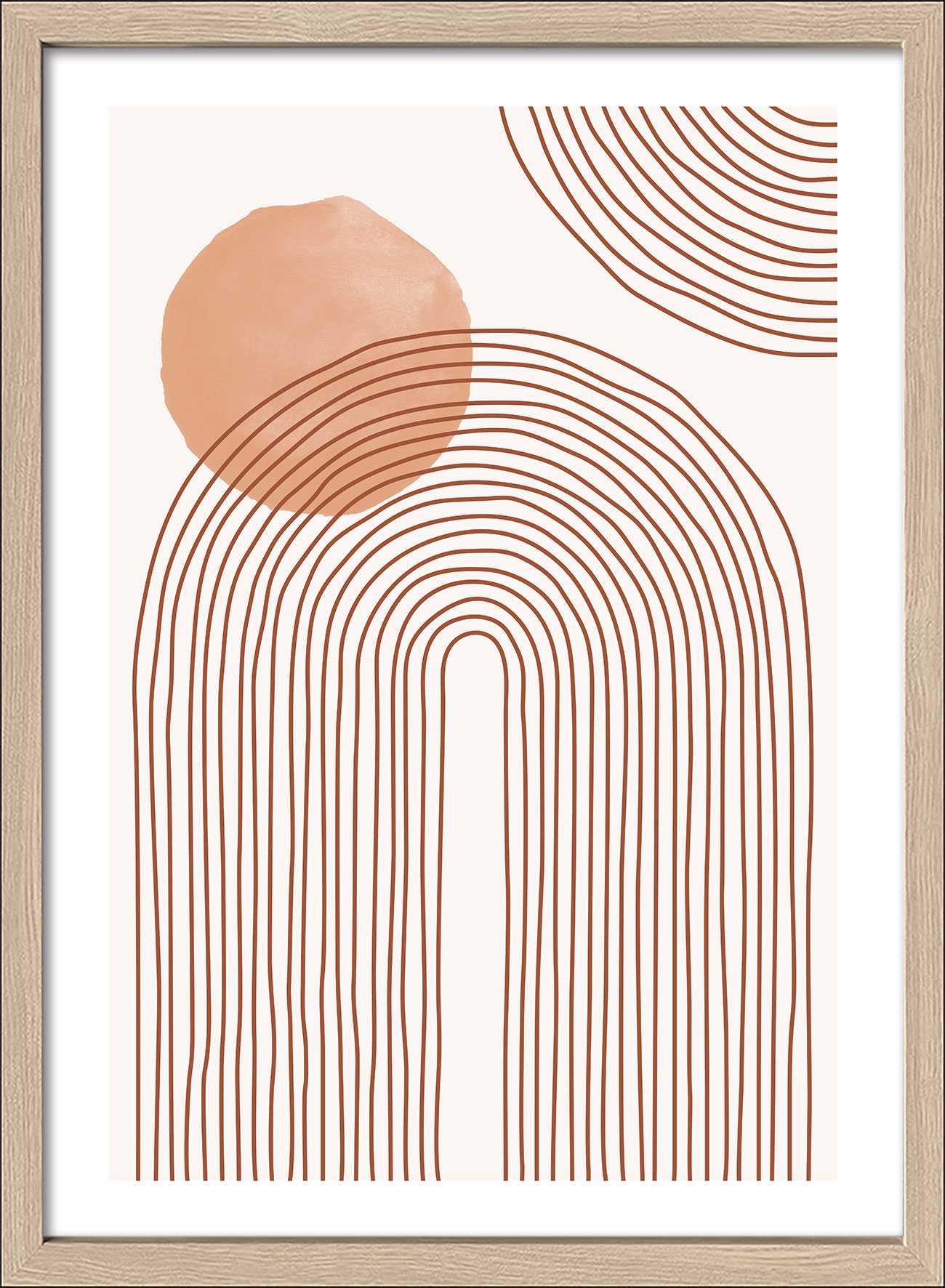Pro ArtKunstdruck gerahmt 75x55cm
