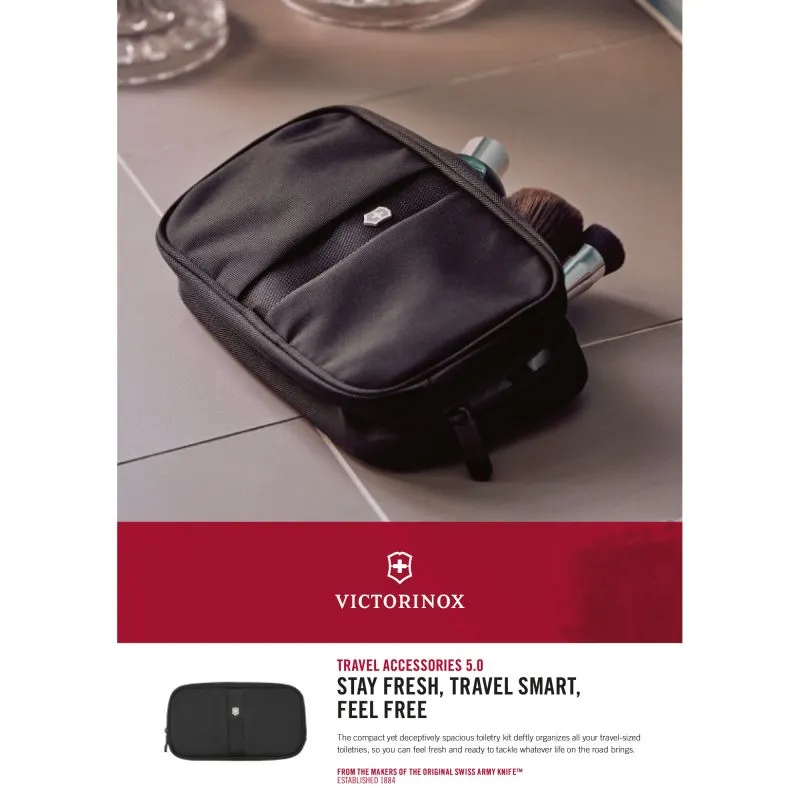 Victorinox Travel Accessories 5.0 Overnight Essentials Kit - Black