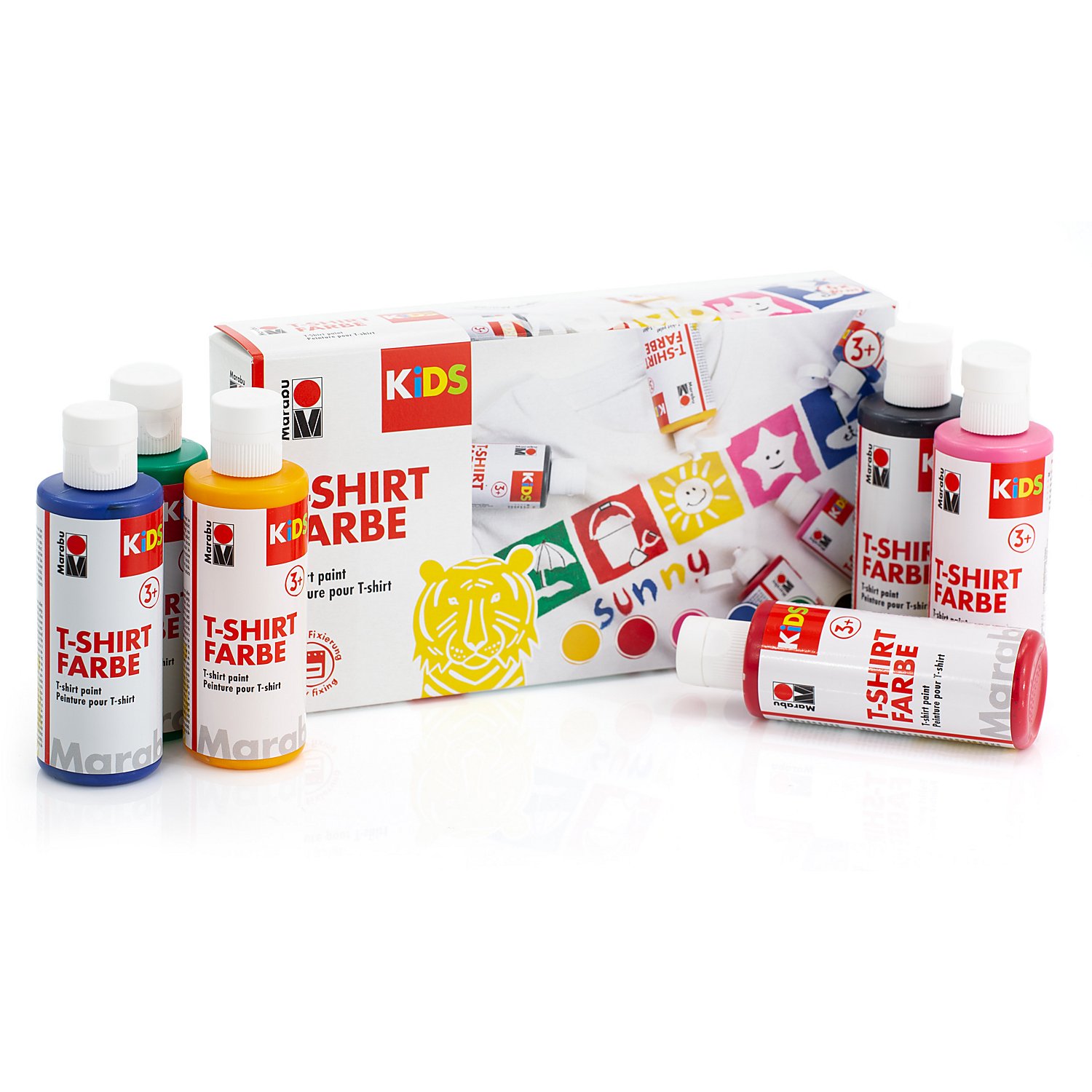 Marabu KiDS T-Shirt-Farben, 6x 80 ml