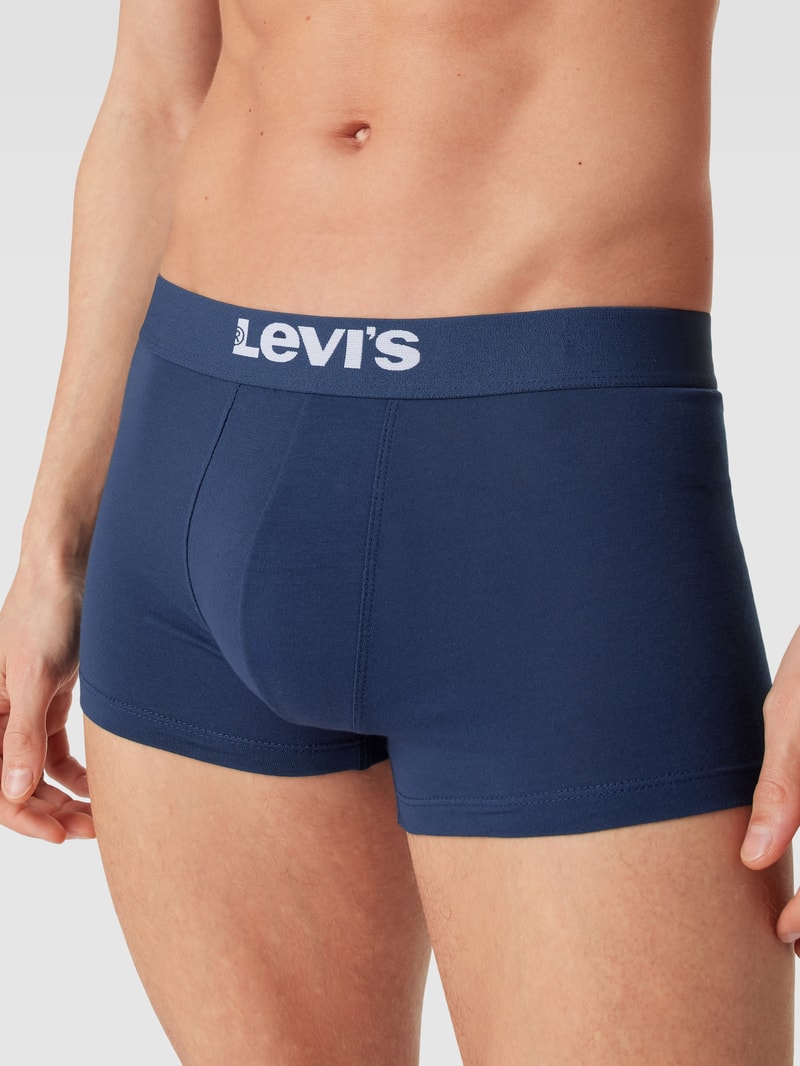 Trunks mit elastischem Logo-Bund Modell 'SOLID BASIC TRUNK' in dunkelblau