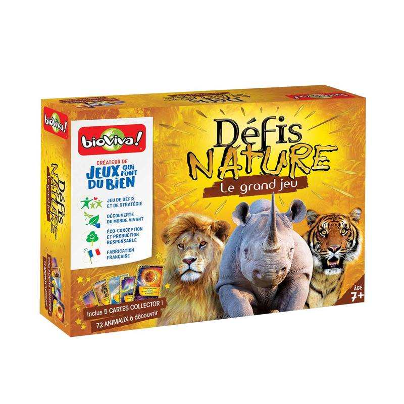 Jeu de société Défis nature Le grand jeu Bioviva