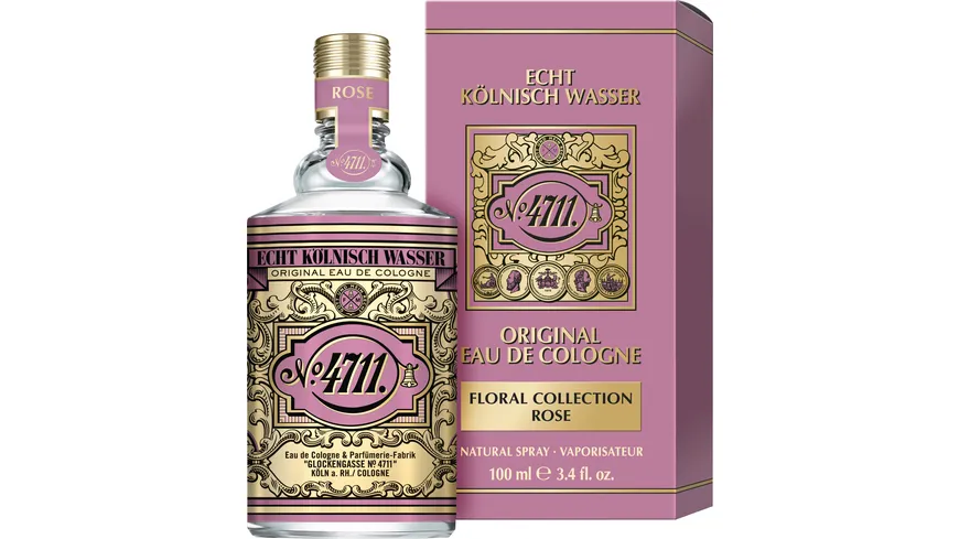 4711 FLORAL COLLECTION ROSE Eau de Cologne 100 ml