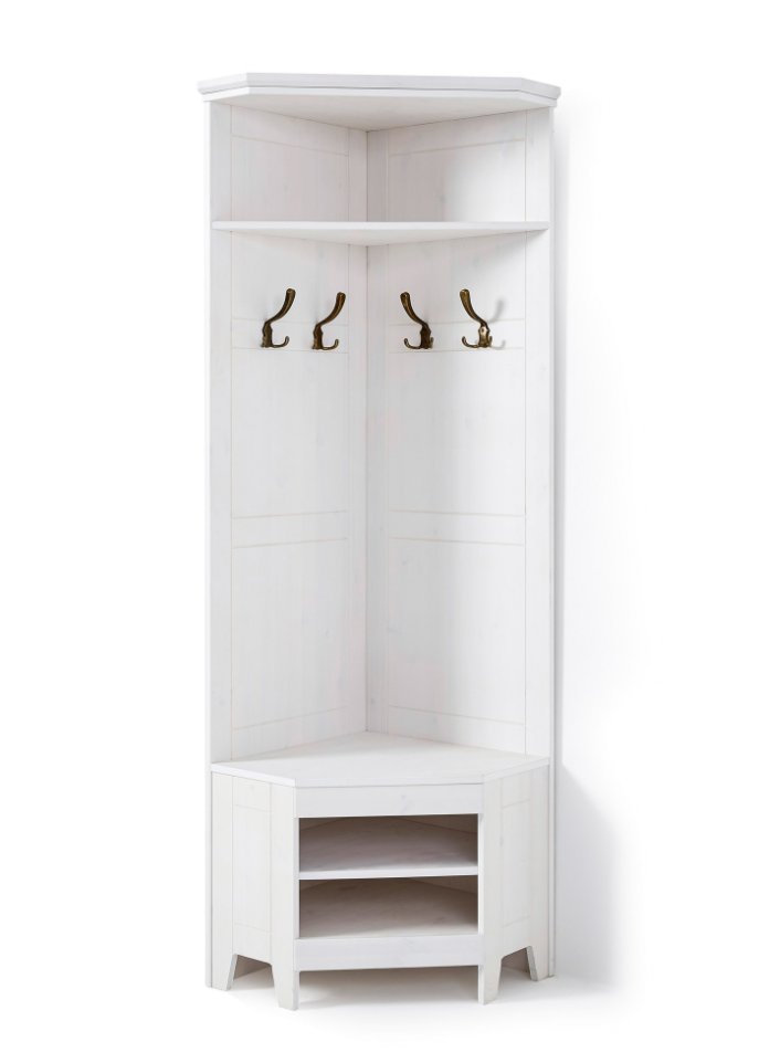 Garderoben-Eckschrank