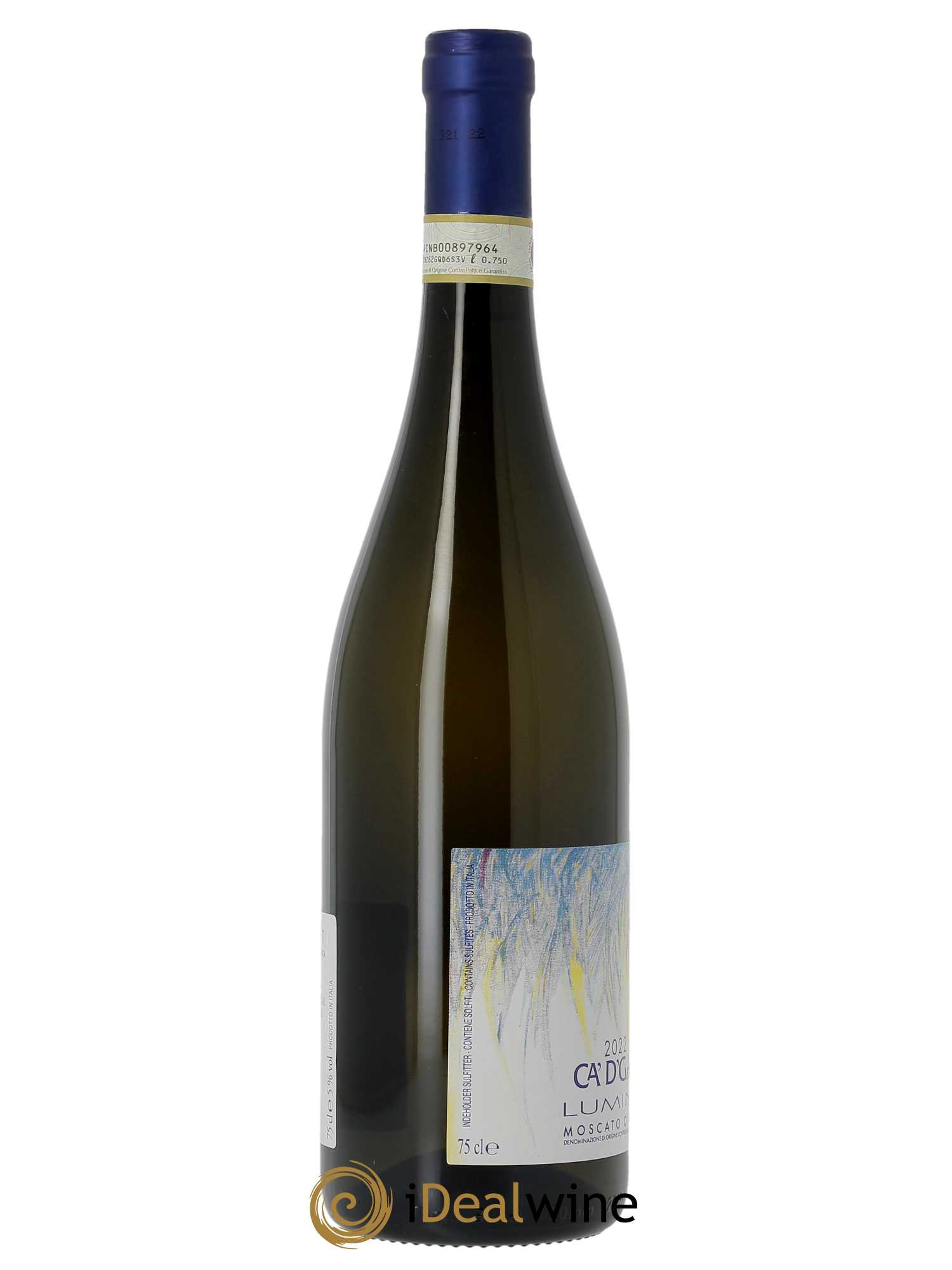 Moscato d'Asti DOCG Lumine Ca'D'Gal  2022 - Lot de 1 Bouteille