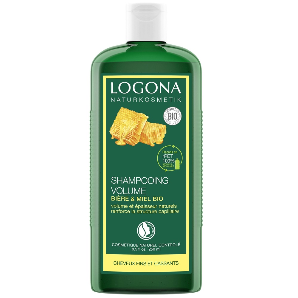 logona Shampooing volumateur au miel et à la bière 250ml Shampooings