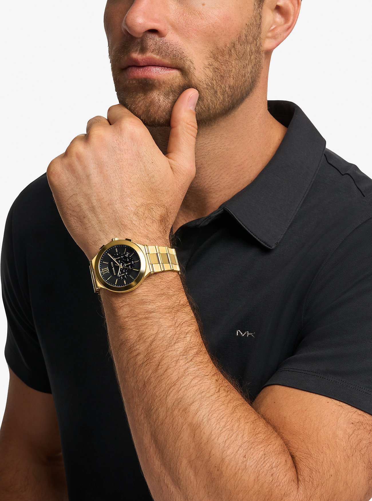 Oversized Billie Gold-Tone Watch - GOLD