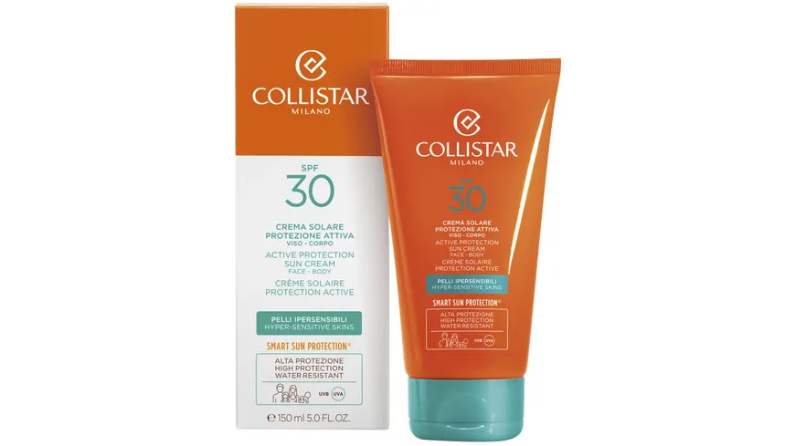 COLLISTAR Active Protection Face & Body Sun Cream Hyper-Sensitive Skins SPF 30 150 ml