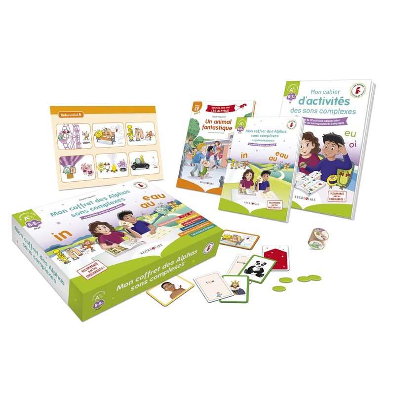 Coffret Mon coffret des Alphas sons complexes - Récréalire