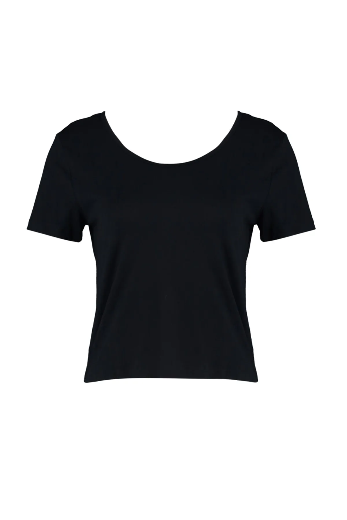 Trendyol Curve  Große Größen in T-Shirt - Schwarz - Regular Fit