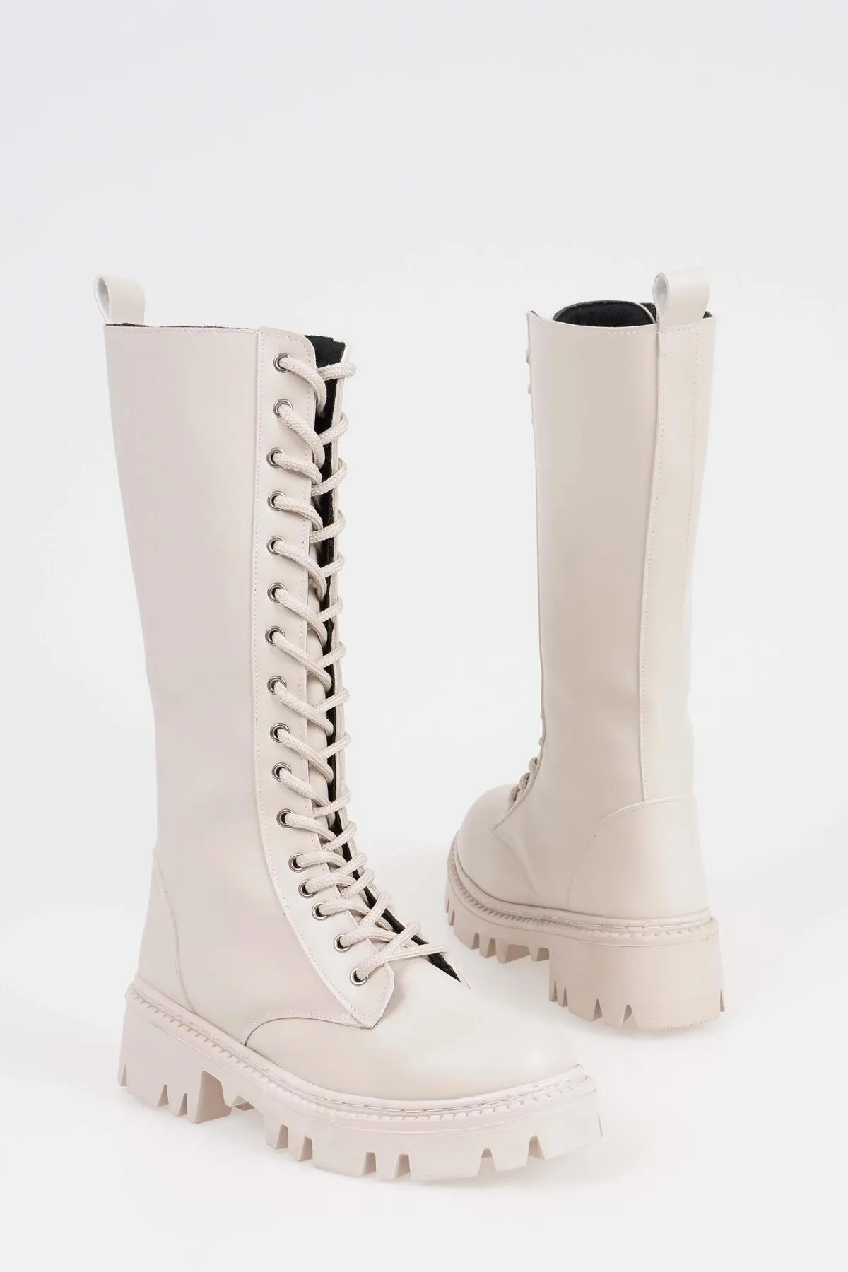 CZ London  Stiefel - Beige - Blockabsatz