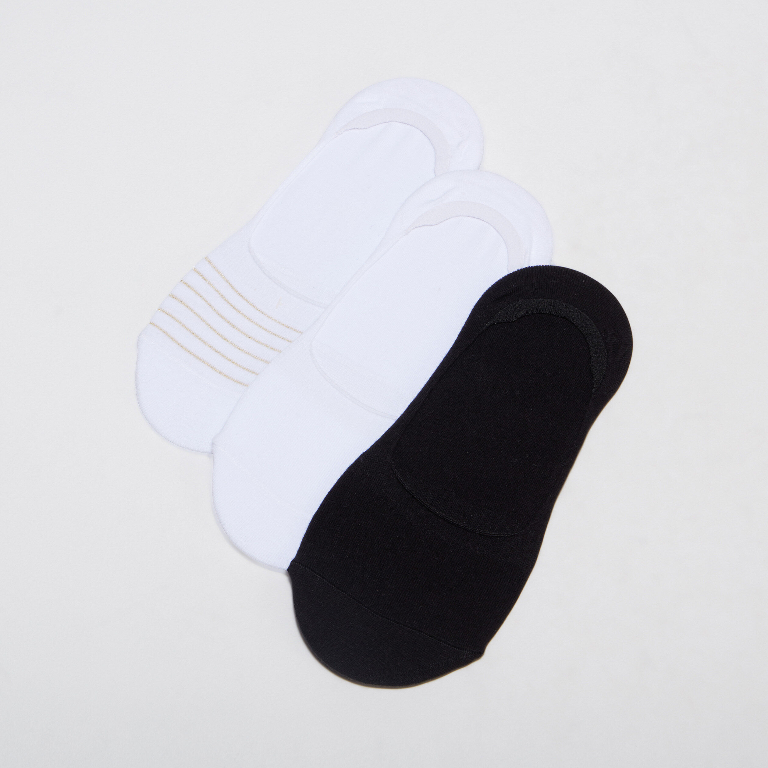 Lot 3 paires chaussettes ecru femme | Cache Cache