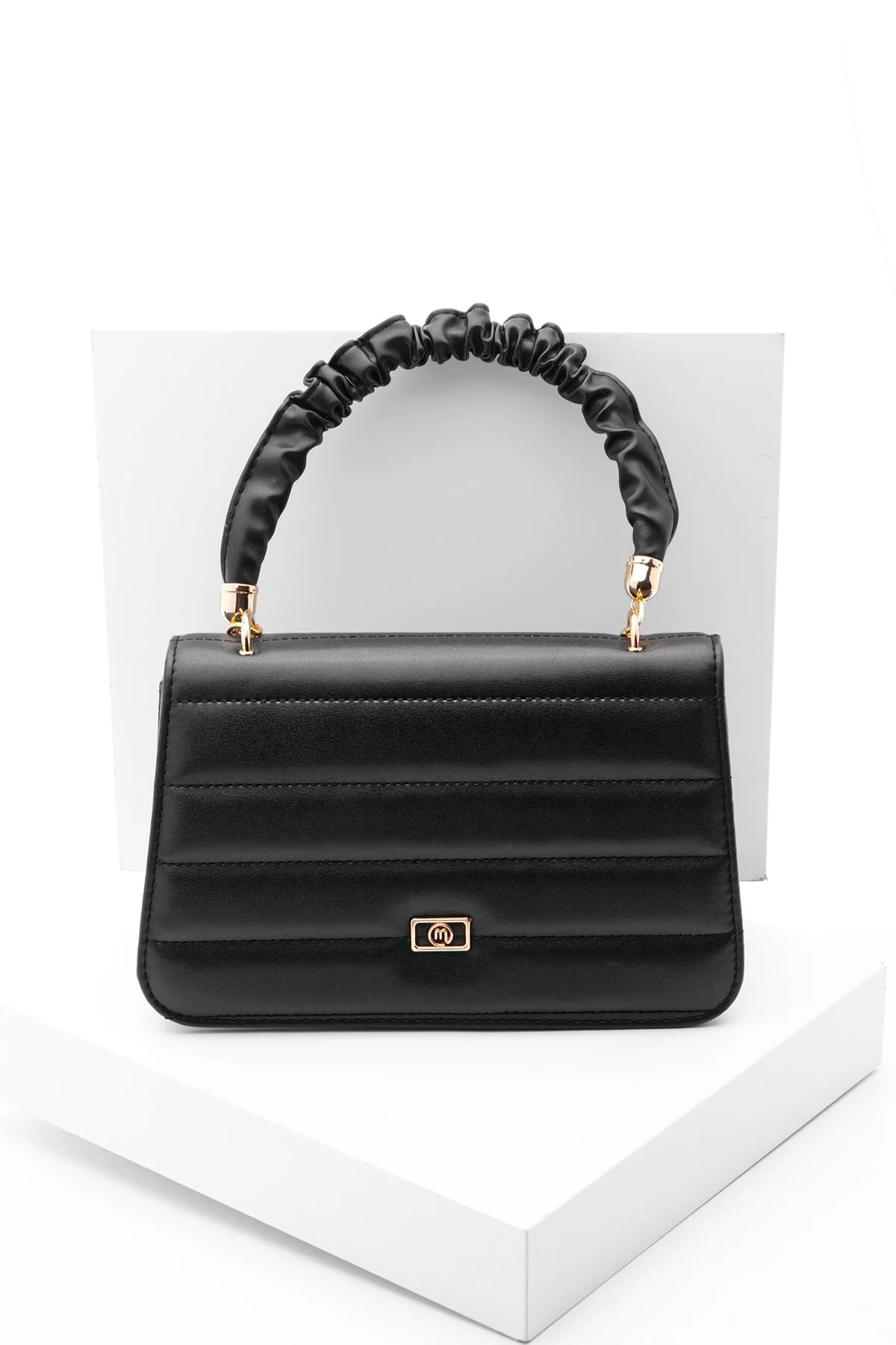 Marjin  Damen Hand&Schultertasche Umhängetasche Schwarz