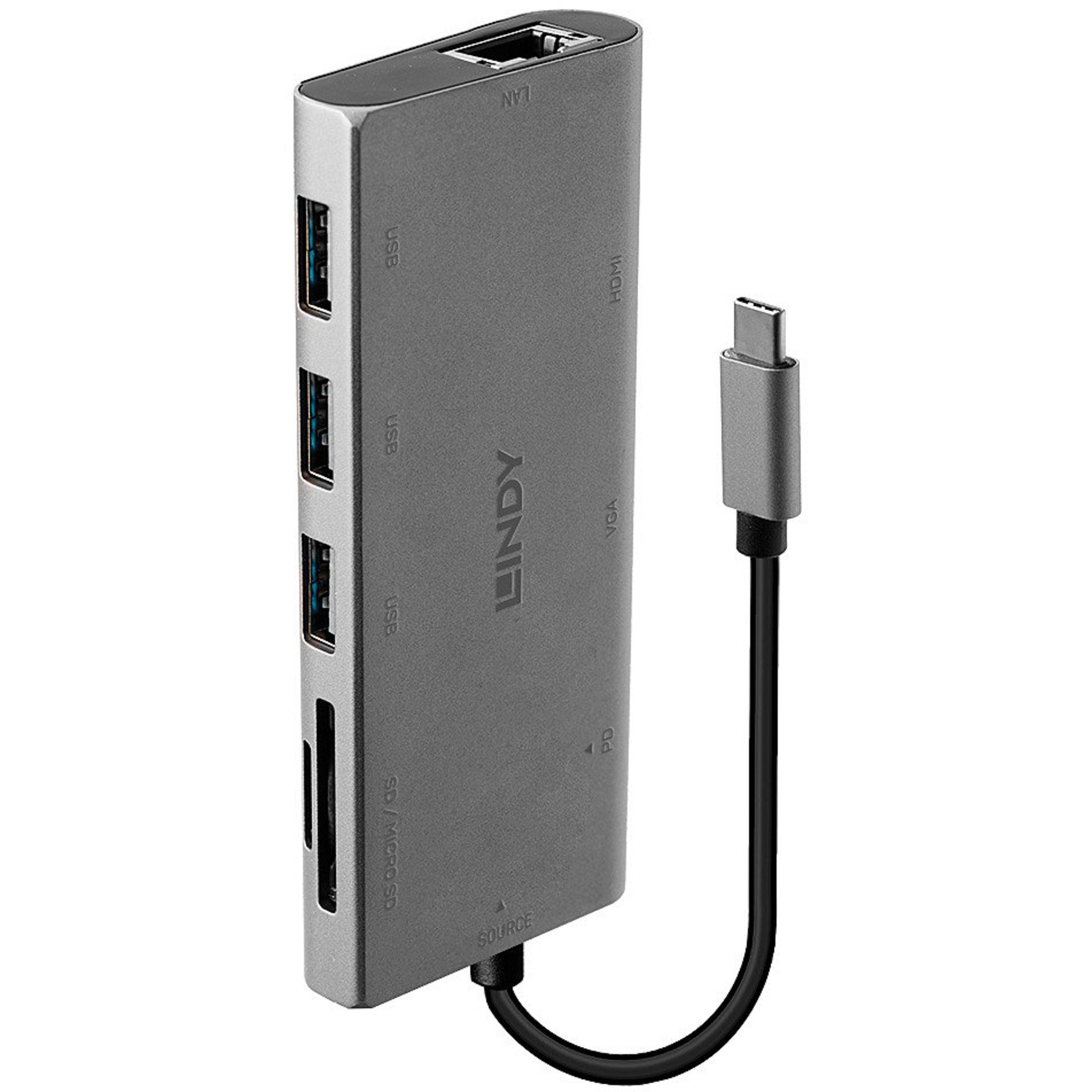 Lindy Laptop-Dockingstation Lindy DST-Mini Plus, Dockingstation, (mit 4K HDMI