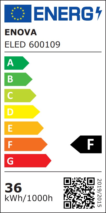 ENOVALITE 4er Pack LED Panel, 62x62 cm, UGR<19