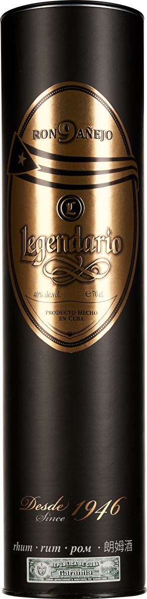 Legendario Rum Anejo 9 YO 0,7 Liter in Tube