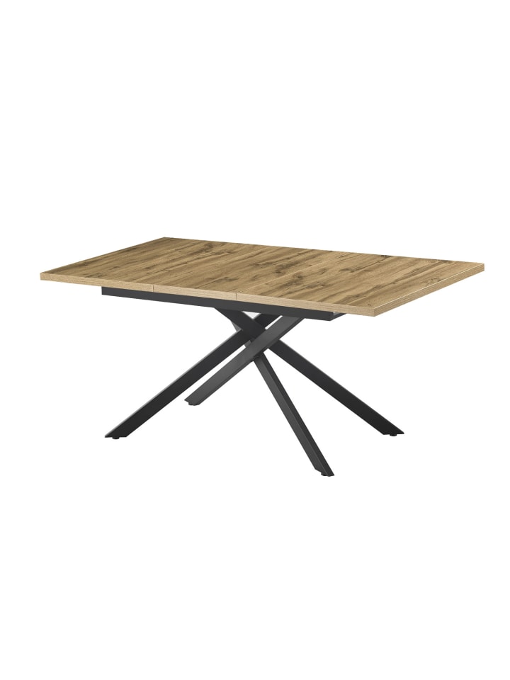 B&D Home Ausziehstisch LARS in Natureiche - (B)120-160 x (H)76 x (T)80 cm günstig kaufen onesize