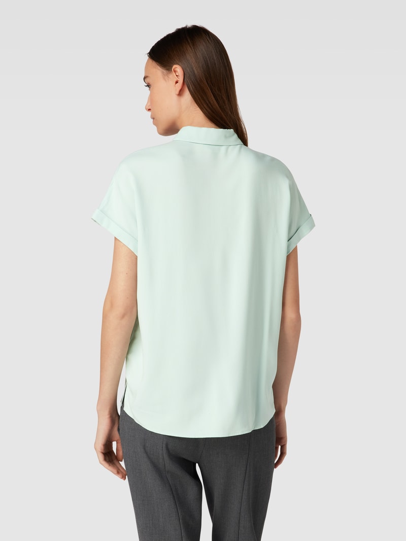 Bluse aus Viskose mit verdeckter Knopfleiste Modell 'ZONJAA' in mint