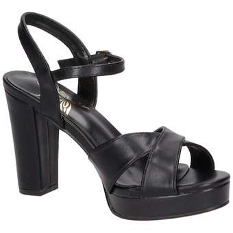 Barbarella Sandale in schwarz