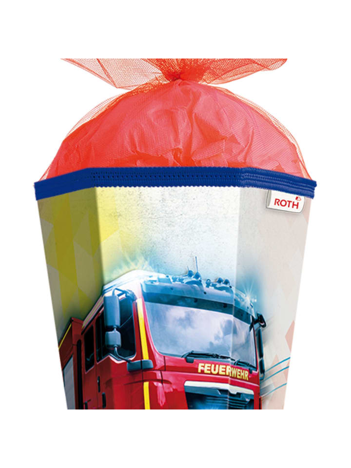 ROTH Schultüte groß Feuerwehr 85 cm in Rot günstig kaufen onesize