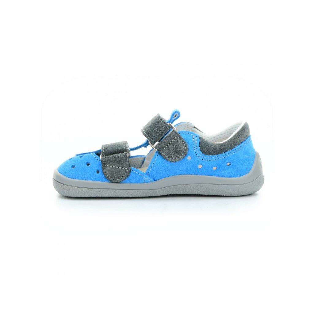 Beda Tom Barfußsandalen Klett (BF0001 / SD / W)