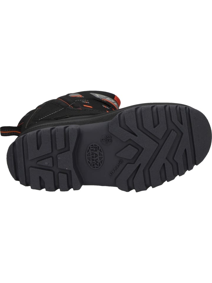 Spirale Kinder-Winterstiefel Frodo gefüttert in schwarz/orange günstig kaufen