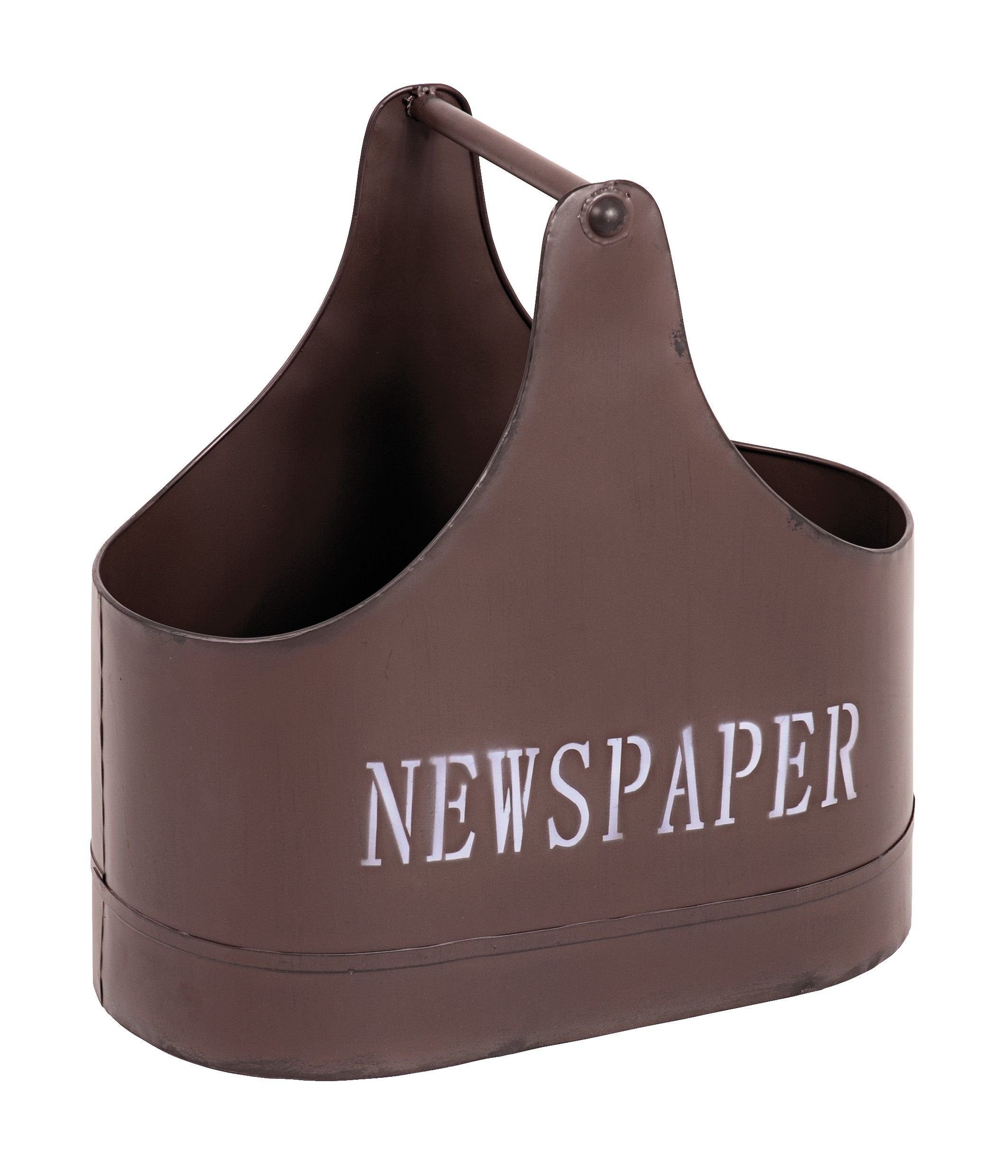 HAKU Zeitungsständer Zeitungsständer, HAKU Möbel Zeitungsständer (BHT 44x44x27 cm) BHT 44x44x27 cm beige