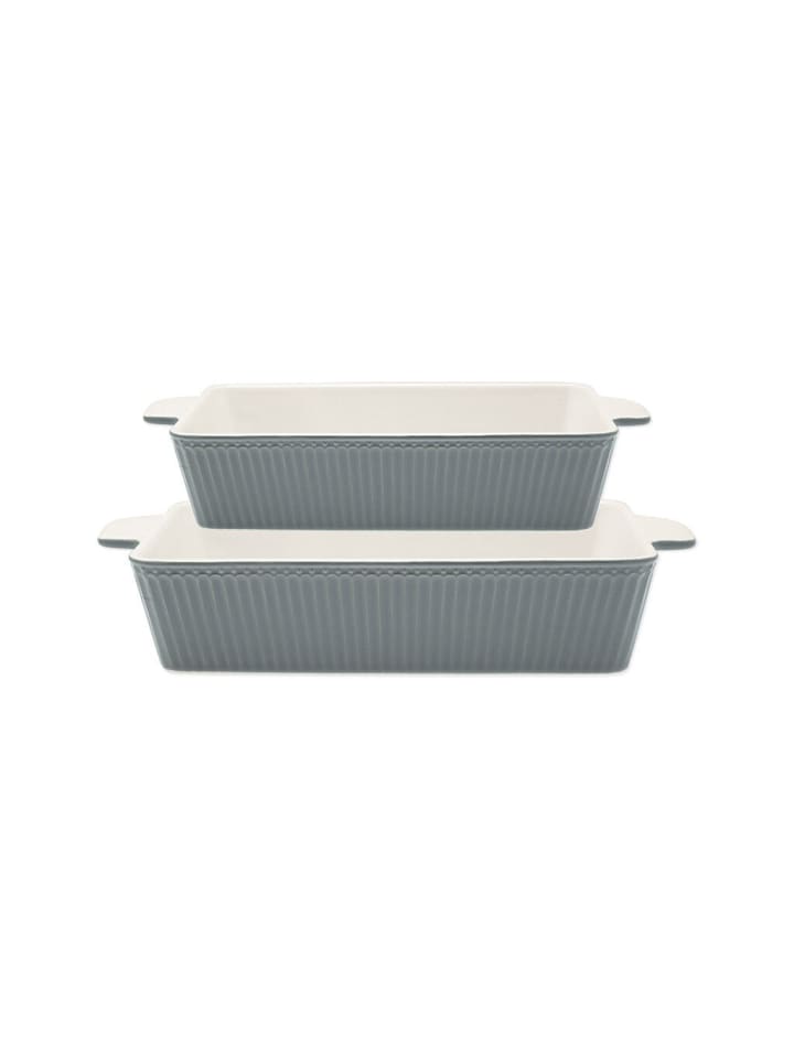Greengate Auflaufform Alice rechteckig 2er Set in stone grey günstig kaufen onesize