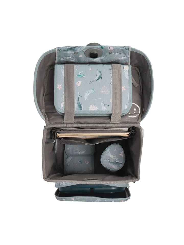 SCHOOL-MOOD Champion Schulranzen-Set in Aqua günstig kaufen onesize